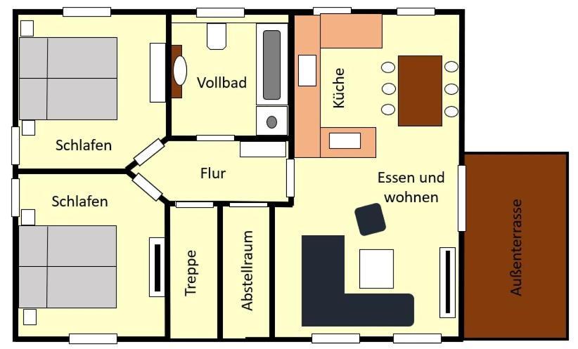 شقة Nordstern Tönning المظهر الخارجي الصورة